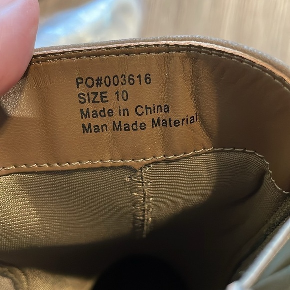 Journee Collection Women Maxxie Stacked Booties Size 10 Tan Coastal Cowgirl - Picture 13 of 13